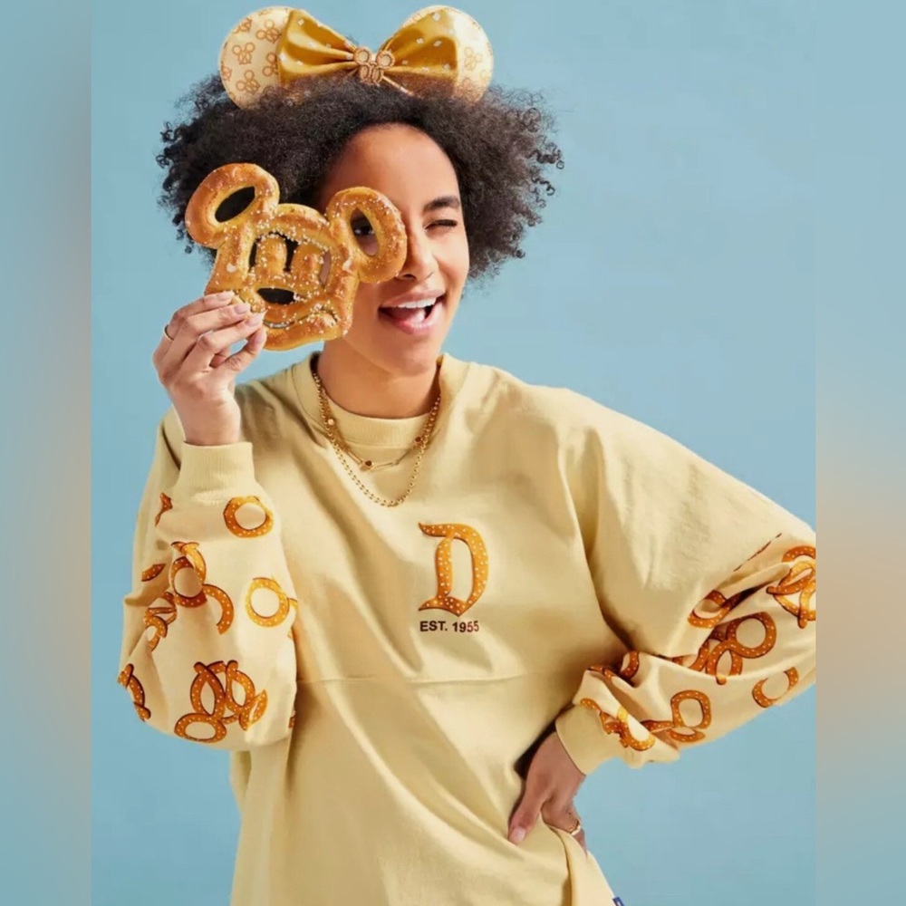 DISNEY spirt jersey long sleeve - butter yellow, pretzel